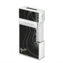 Briquet S.T. Dupont Biggy Fender Noir et Chrome
