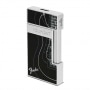 Briquet S.T. Dupont Slimmy Fender Noir et Chrome