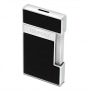 Briquet S.T. Dupont Slimmy Noir et Chrome