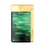 Briquet S.T. Dupont MiniJet G�ode vert et dor�