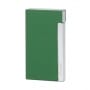 Briquet Cigare Caseti Vert Textur� et chrome