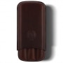 Photo de Etui 3 cigares Beryllus Siglo Cuir Marron