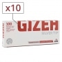 Boite de 100 tubes Gizeh Silver Tip Filtre Papier x 10
