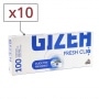 Boite de 100 tubes Gizeh Fresh CliQ x 10
