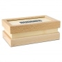 Boite de rangement Buddies en bois Coulissante avec Tamis