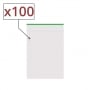 Lot de 100 sachets Zip 40 x 60 mm Liser Vert