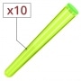 Saverette Transparente Verte Fluo 10 cm x10