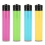 4 briquets Atomic Festival jetables couleurs neons