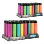 48 briquets Atomic Festival jetables couleurs neons