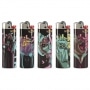 5 Briquets Bic Maxi  pierre Cyber Animal