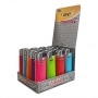20 briquets Bic Maxi electronic couleur