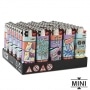 50 Briquets Bic mini � pierre Summer Pastel