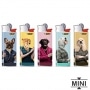 5 Briquets Bic mini  pierre Animaux Cool