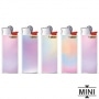 5 Briquets Bic mini  pierre Boreal Pastel