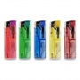 Briquet jetable Transparent LED x 5