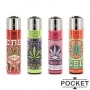 Briquet Clipper Classic Pocket Justice CBD x 4