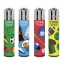 Briquet Clipper Emoji Sport x 4