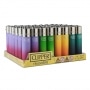 Briquet Clipper Metallic Gradient II x 48