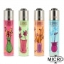 Briquet Clipper Micro Table Flowers x 4