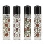 Briquet Clipper Roses and Gold x 4