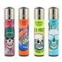 Briquet Clipper Vacay Skulls x 4
