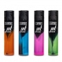 Briquet Clipper Jet Flamme Color Paint x 4