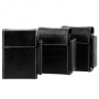 Photo de Etui paquet cigarette et briquet simili cuir Noir