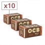 Papier a rouler OCB Slim Virgin rolls et tips x 10