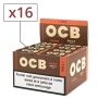 Papier a rouler OCB Slim Virgin rolls et tips x 16