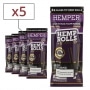 Blunt Hemper King Size Pr-roul filtre en verre Raisin x5 sachets de 2