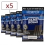 Blunt Hemper Mini Pr-roul filtre en verre Myrtille x5 sachets de 4