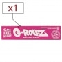 Feuille � rouler G-Rollz King Size Slim Rose x 1