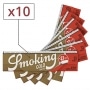 Feuille � rouler Smoking Gold King Size et Tips x 10