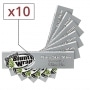 Papier  rouler Blunt Wrap Silver Slim x10