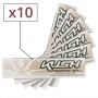 Papier  rouler Kush Slim Chanvre Bio Non Blanchi x 10