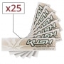 Papier  rouler Kush Slim Chanvre Bio Non Blanchi x 25
