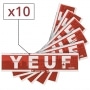 Papier  rouler Yeuf Slim Original x 10