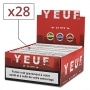 Papier  rouler Yeuf Slim Original et Tips x 28