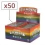 Filtres en carton Elements Rainbow perfors x 50
