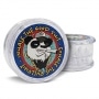 Grinder acrylique 3 parties Gangsta Panda 60 mm Transparent