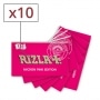 Papier  rouler Rizla + Micron Pink x 10