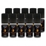 Lot de 10 E liquides SilverCig Tabac Brun 0 mg