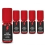 Lot de 5 E liquides T-Juice Red Astaire Fruit� 12 mg