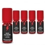 Lot de 5 E liquide T-Juice Red Astaire Fruit� 6 mg