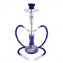 Chicha en verre Tribal bleue