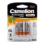Pile Camelion AAA 1.2 V Rechargeable x 4