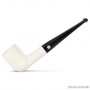 Pipe Ecume de Mer Art et Volutes Lisse Droite Tuyau Noir