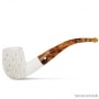 Pipe Ecume de Mer Art et Volutes Ajour�e Courb�e Mod�le 23
