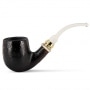 Pipe Fait main Neerup Classic GR2 Sabl�e Courb�e Blanc