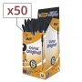 Stylo BIC Cristal Original Noir Pointe Moyenne (10 mm) - Bote de 50